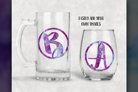 Wine Glass and Beer Stein Mockup in Product Mockups - product preview 1