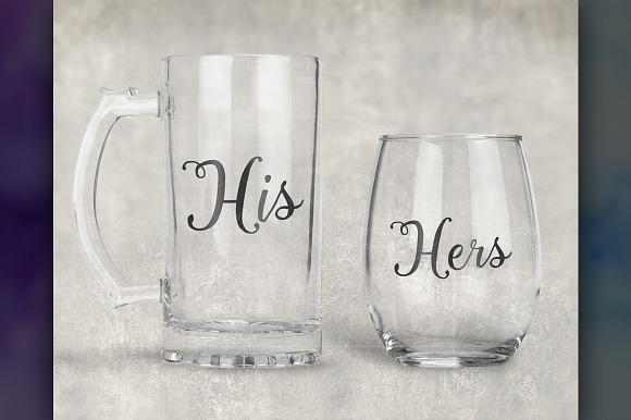Wine Glass and Beer Stein Mockup in Product Mockups - product preview 3