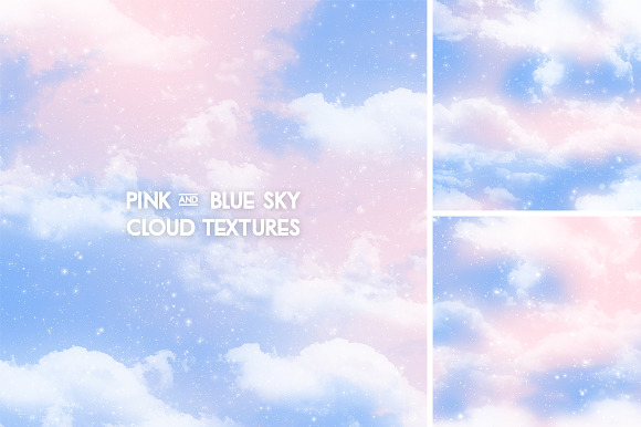 Pink and Blue Sky Textures  in Textures - product preview 2
