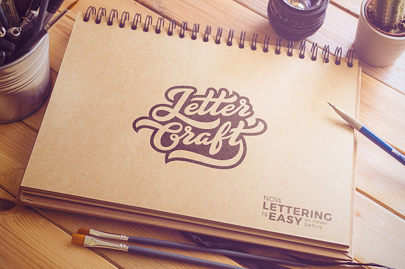 Letter Craft font in Lettering Fonts - product preview 4
