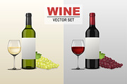 Wine illustrations.