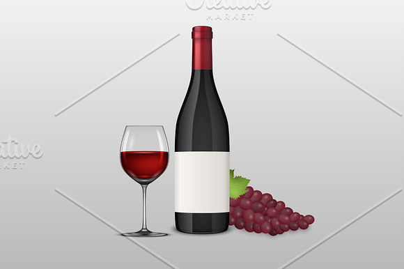 Wine illustrations. in Product Mockups - product preview 16