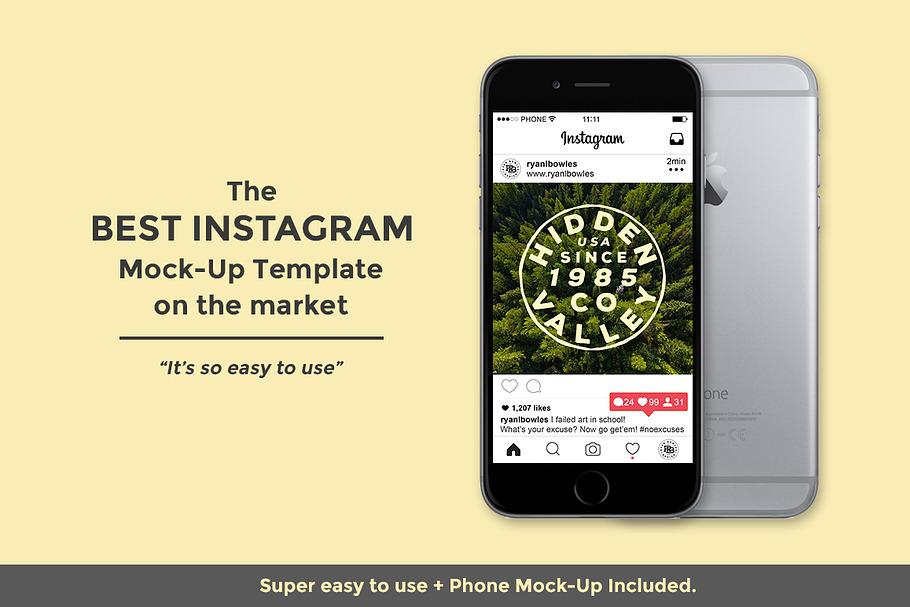 Instagram Editable Template in Instagram Templates - product preview 8