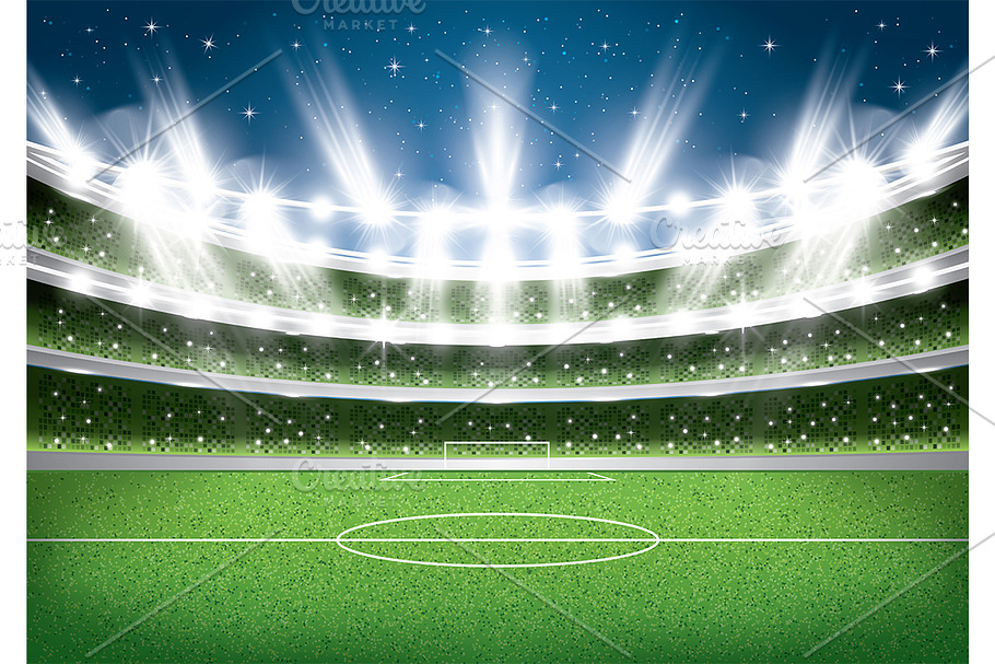 Soccer Stadium. Football Arena. in Illustrations - product preview 8