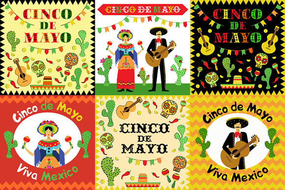 Cinco de Mayo illustrations in Illustrations - product preview 1