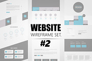 Website Wireframe Kit. #2