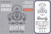 Grape Logo/Label Template