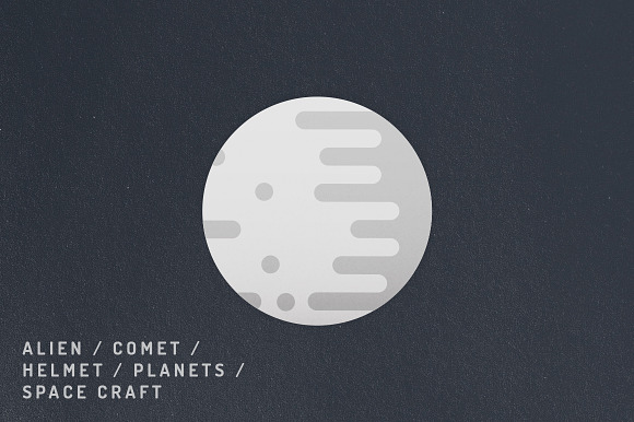 12 Vibrant Space Icons in Graphics - product preview 8