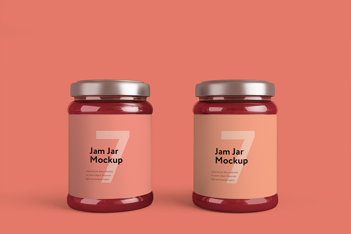 Jam Jar Mockup in Product Mockups - product preview 8