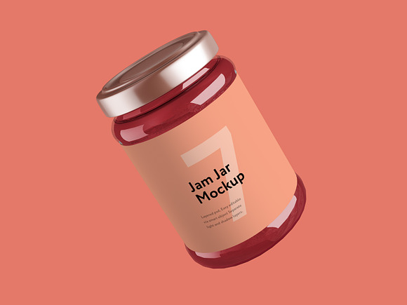 Jam Jar Mockup in Product Mockups - product preview 2