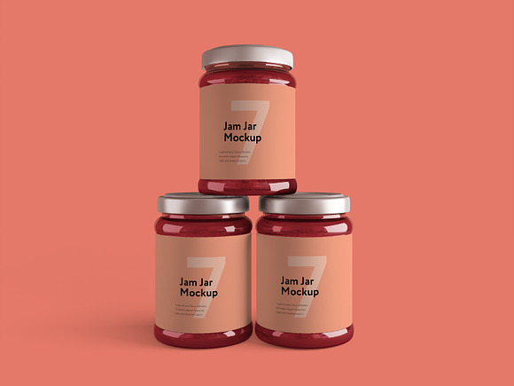 Jam Jar Mockup in Product Mockups - product preview 3
