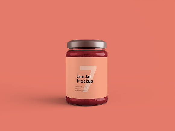 Jam Jar Mockup in Product Mockups - product preview 6