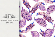 Jungle Tropical Leaves Pattern
