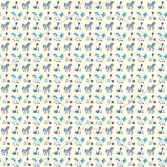 10 Unicorn Themed Seamless Patterns in Patterns - product preview 1