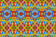 Multicolor Modern Collage Seamless Pattern