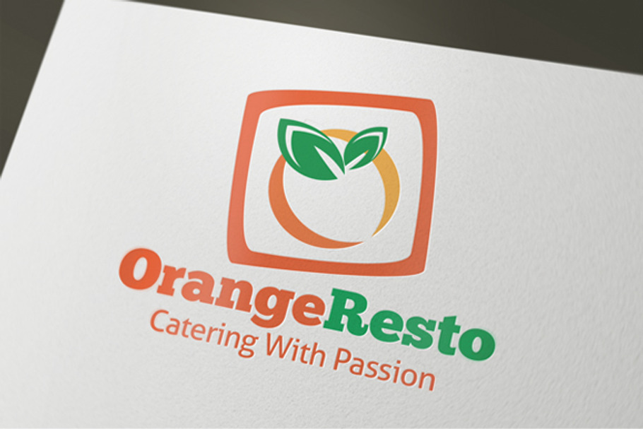 Orange Resto - Restaurant Logo in Logo Templates - product preview 8