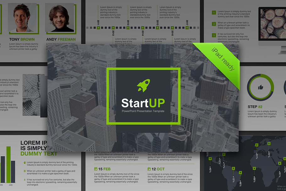 StartUP PowerPoint Template in PowerPoint Templates - product preview 8