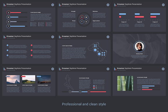 Dreamer PowerPoint Template in PowerPoint Templates - product preview 6