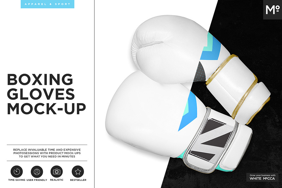 Boxing Gloves Mock-up in Product Mockups - product preview 8