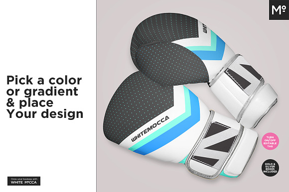 Boxing Gloves Mock-up in Product Mockups - product preview 3