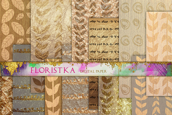 Gold Floral Pattern Download F-15