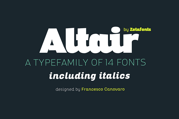 Altair - 14 Fonts in Sans-Serif Fonts - product preview 9