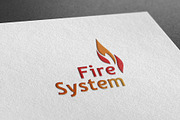 Fire System Style Logo