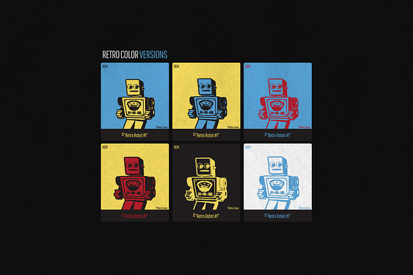 Retro.Camp 0034 - "Retro Robot #1" in Illustrations - product preview 2