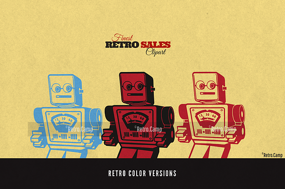Retro.Camp 0034 - "Retro Robot #1" in Illustrations - product preview 4