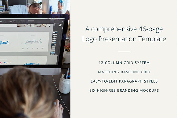 Logo Presentation Template in Presentation Templates - product preview 8