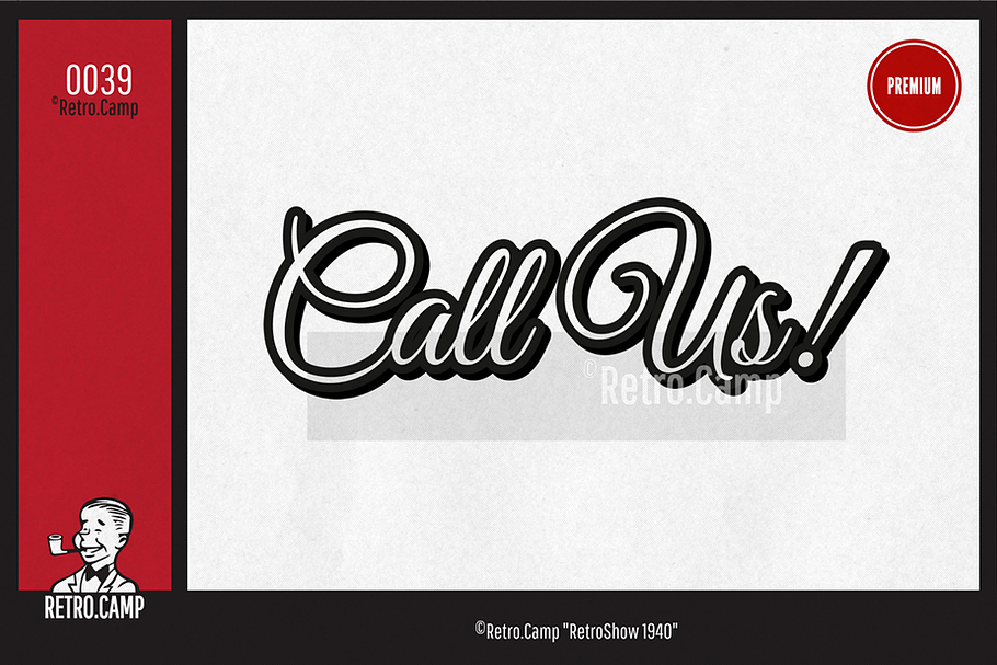 Retro.Camp 0039 - "Call Us 1930" in Illustrations - product preview 8