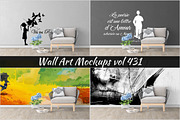 Wall Mockup - Sticker Mockup Vol 431