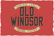 Old Windsor Vintage Typeface