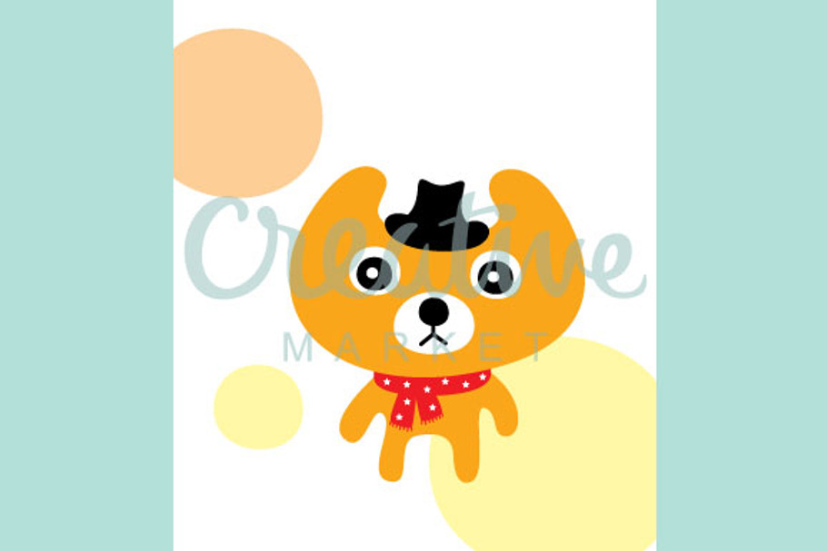 Cowboy Teddy Vector in Illustrations - product preview 8