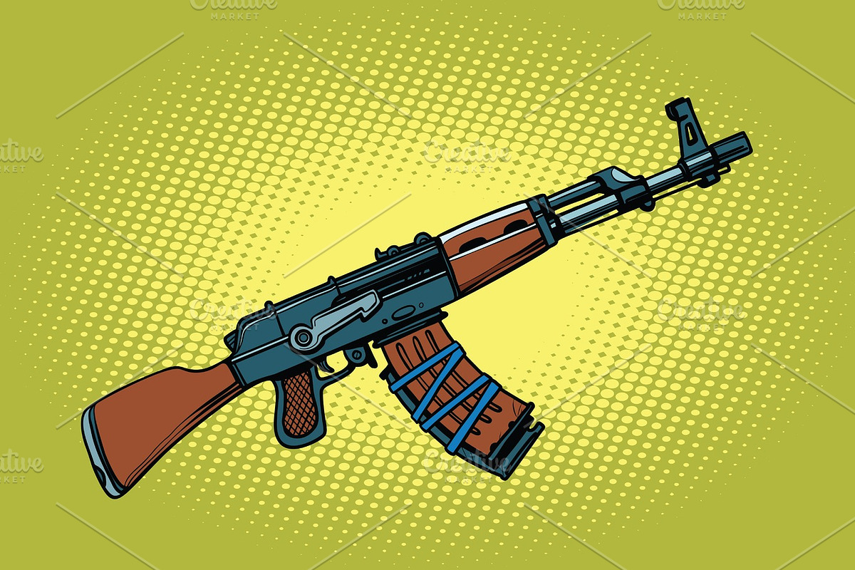 AKM Soviet automatic weapons in Illustrations - product preview 8