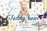 Teddy Bear watercolor