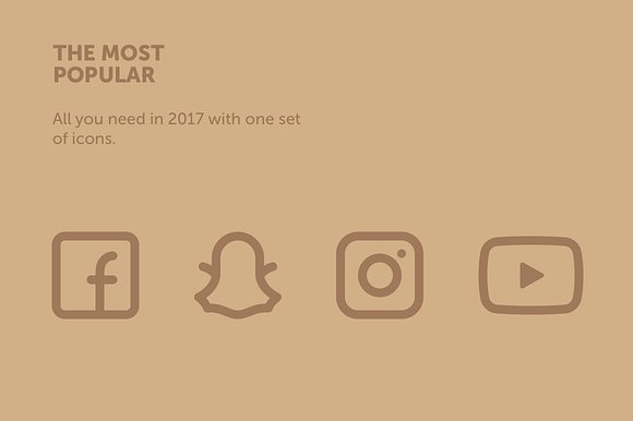 Premium Social Media Icons in Vector Social Icons - product preview 1