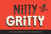 Nitty Gritty Procreate Brushes
