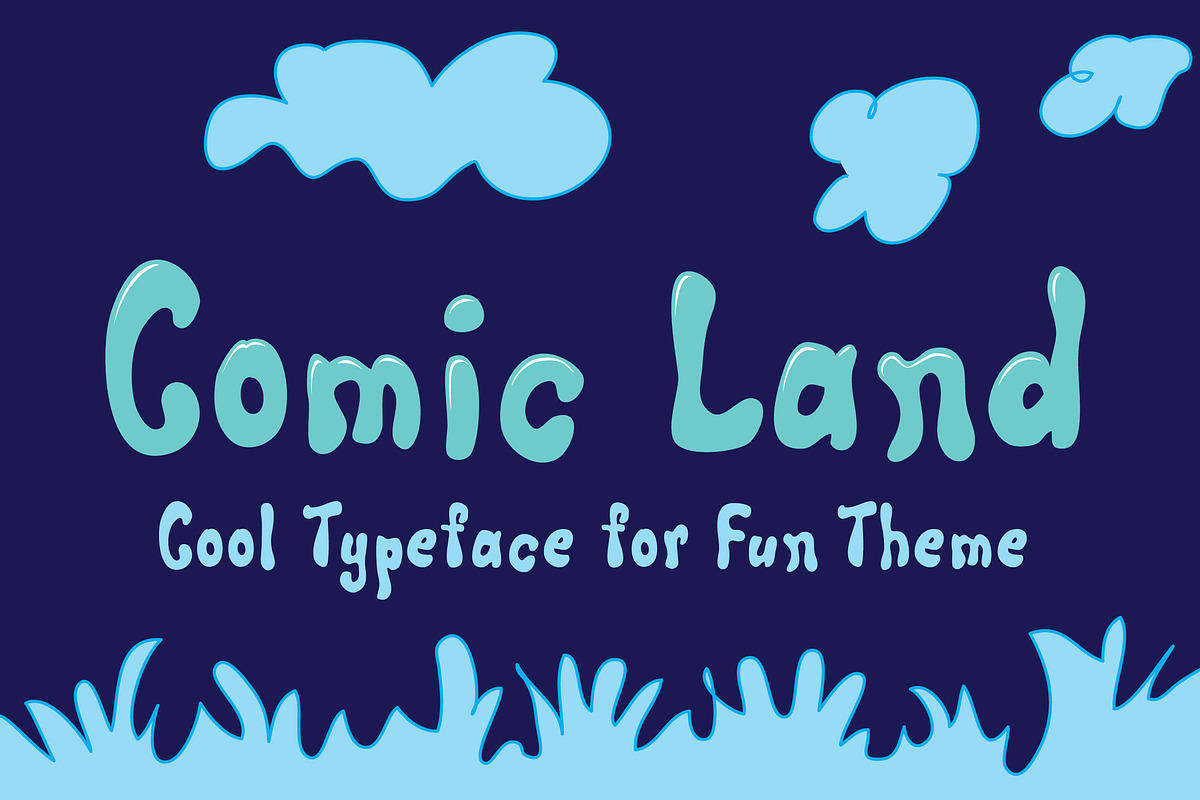 Comic Land (2 Style) in Sans-Serif Fonts - product preview 8