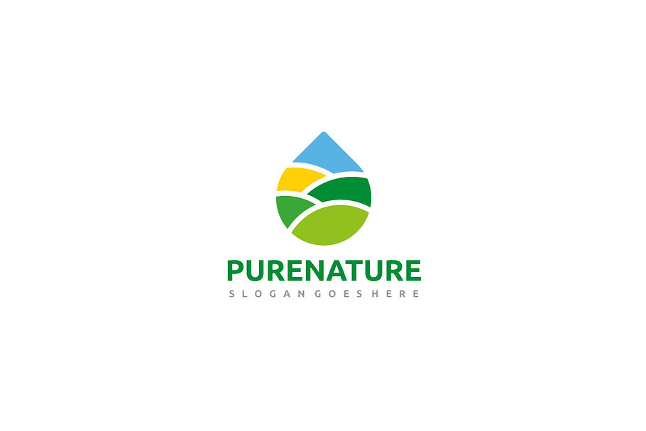 Nature Drop Logo in Logo Templates - product preview 8