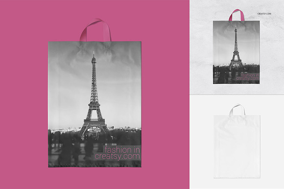 Plastic Bags Mockup Set in Product Mockups - product preview 1