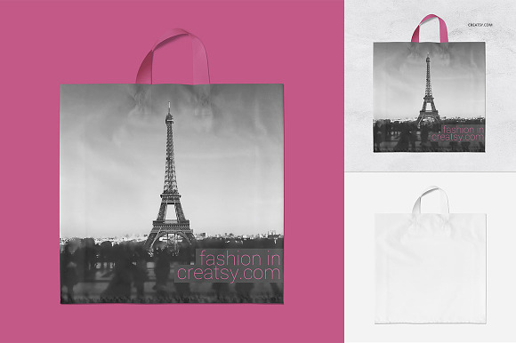 Plastic Bags Mockup Set in Product Mockups - product preview 2