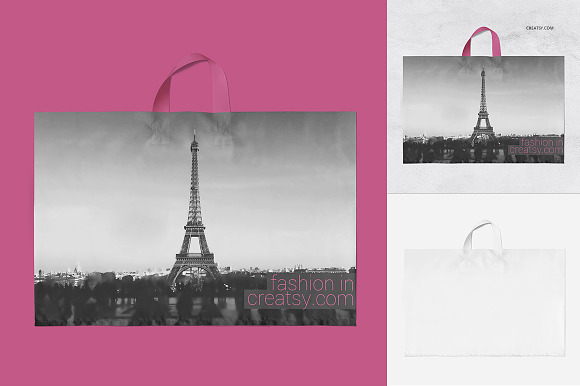 Plastic Bags Mockup Set in Product Mockups - product preview 3
