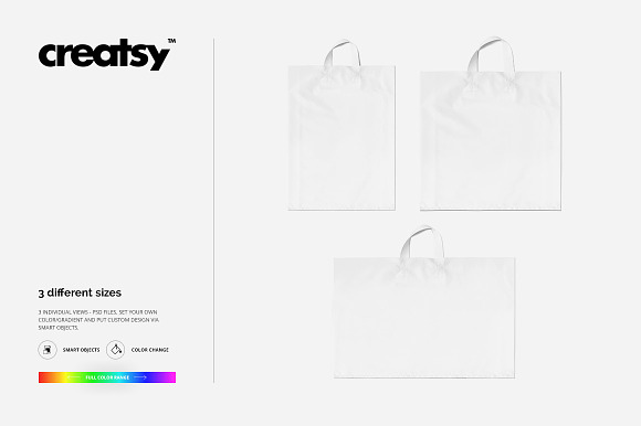 Plastic Bags Mockup Set in Product Mockups - product preview 6