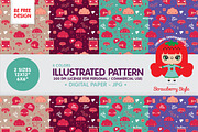 Illutrated Pattern "Be Free" kit