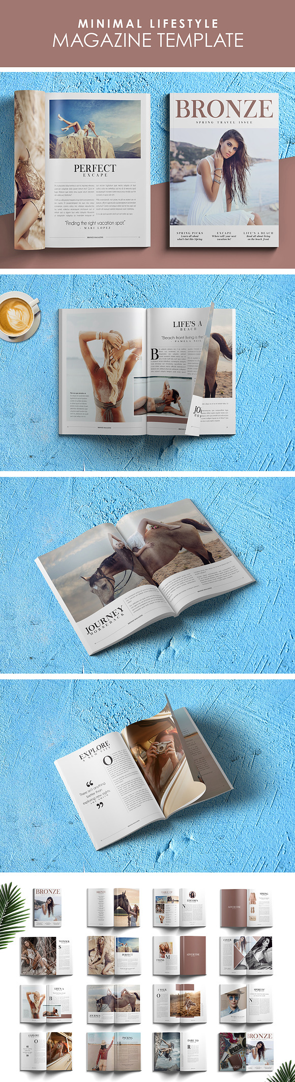 Luxury Lifestyle Magazine in Magazine Templates - product preview 9