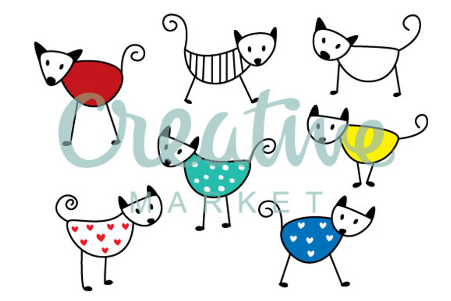Cute Kitten Wallpaper Vector in Illustrations - product preview 8