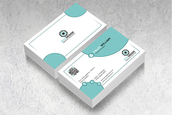 New Clean Business Card in Templates - product preview 1