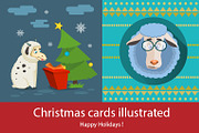 Square Christmas cards