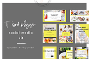 Food Blogger Social Media Kit